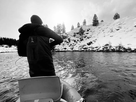 Drift Boat Fly Fishing on the Truckee River.